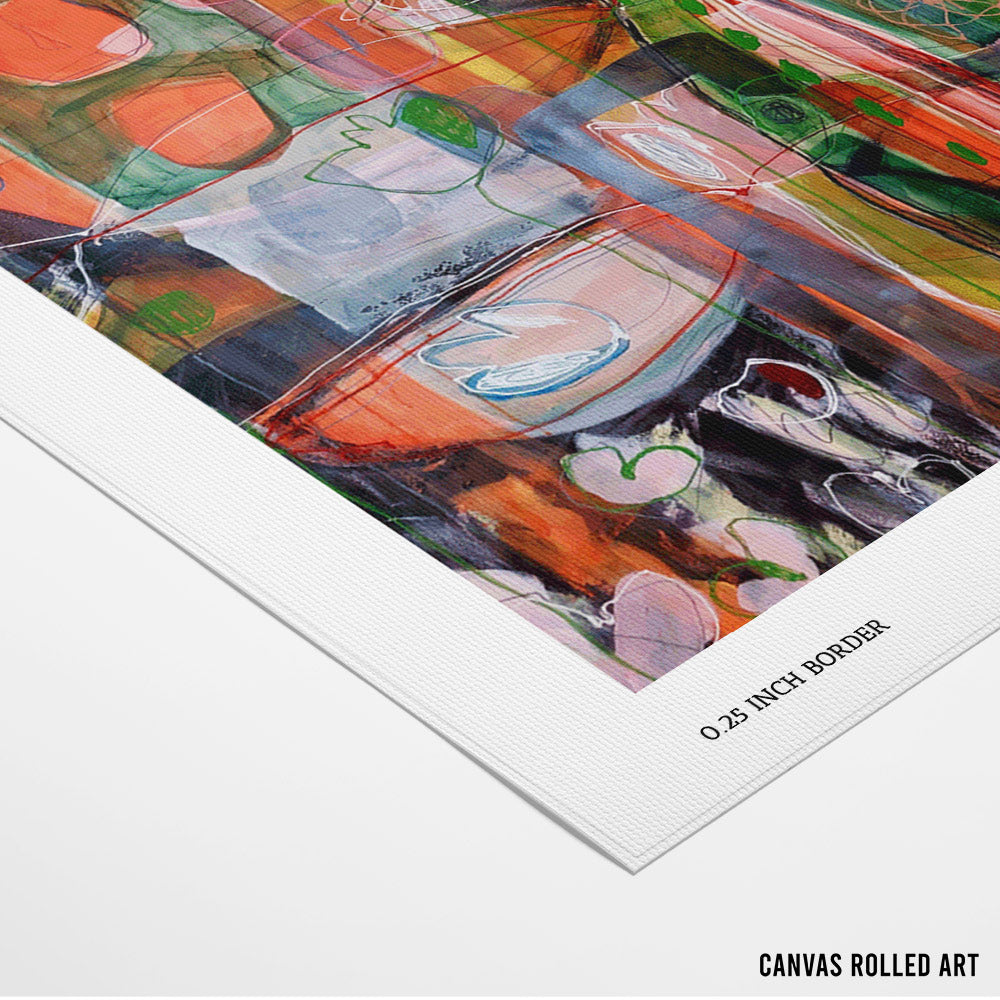 Jardin Tropical I Canvas Painting - XS / Matte Paper / Rolled Art - Nook At You