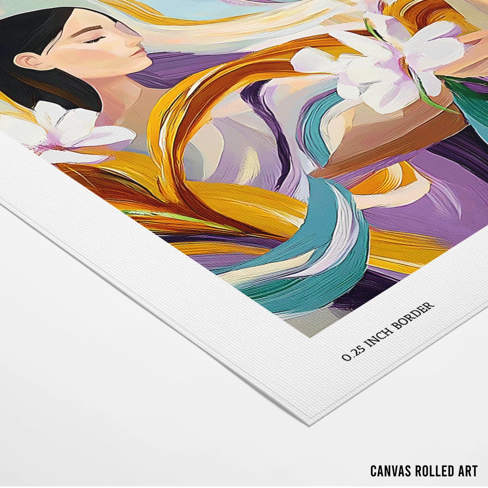Held Between Us Women Illustration Wall Art Poster - XS / Matte Paper / Rolled Art - Nook At You