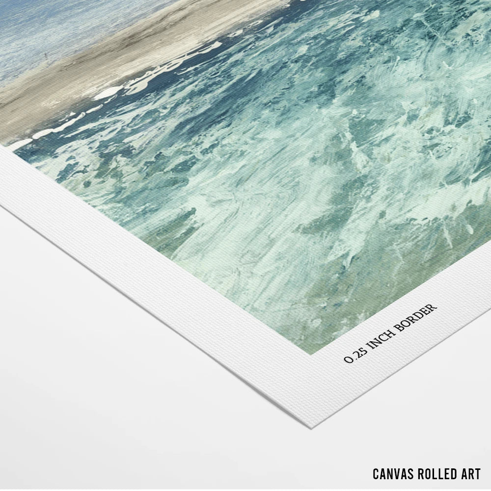 Quiet Tide 1 Landscape Wall Art Poster - XS / Matte Paper / Rolled Art - Nook At You