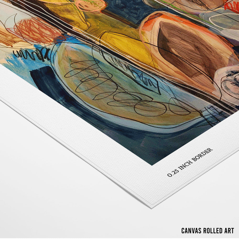 Elements Organisees Canvas Print - XS / Matte Paper / Rolled Art - Nook At You