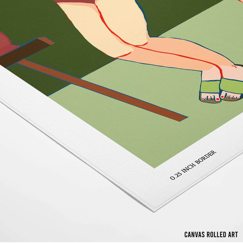 Loungin’ Ladies Women Illustration Wall Art - XS / Matte Paper / Rolled Art - Nook At You