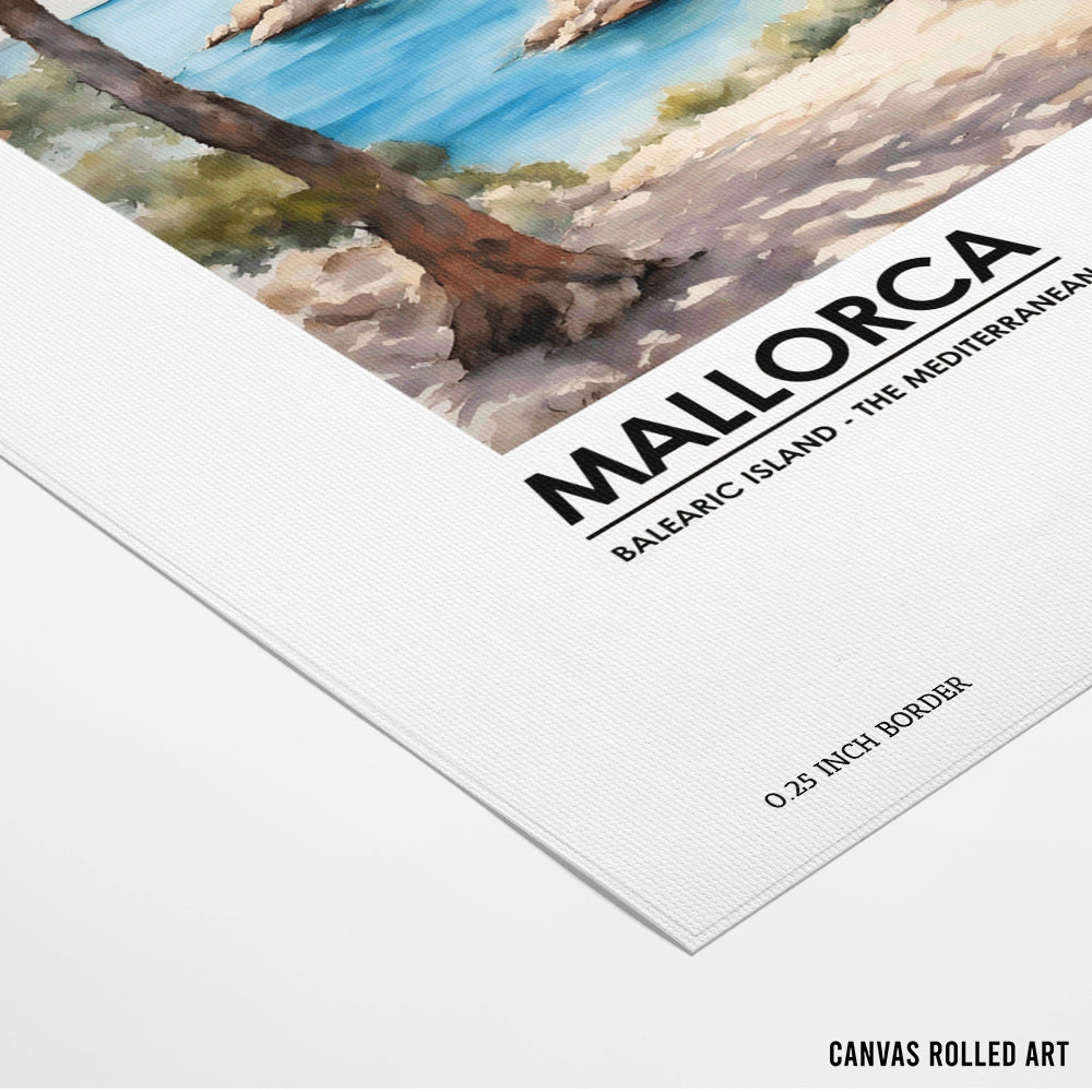 Mallorca Coastal Landscape Wall Art - XS / Matte Paper / Rolled Art - Nook At You