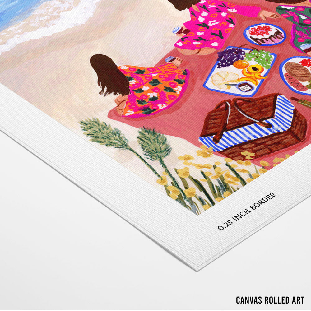 Beachside Morning Wall Art Poster - XS / Matte Paper / Rolled Art - Nook At You