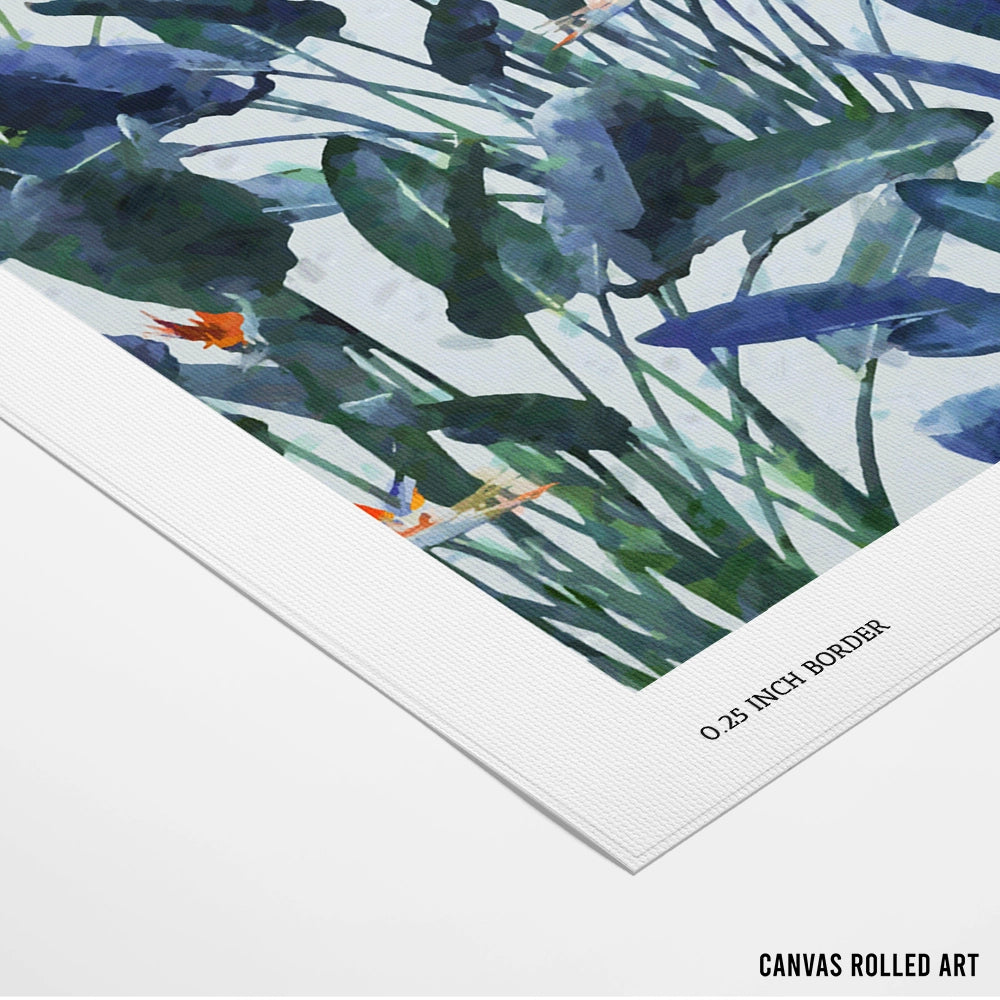 Optical Zen Botanical Canvas Print - XS / Matte Paper / Rolled Art - Nook At You