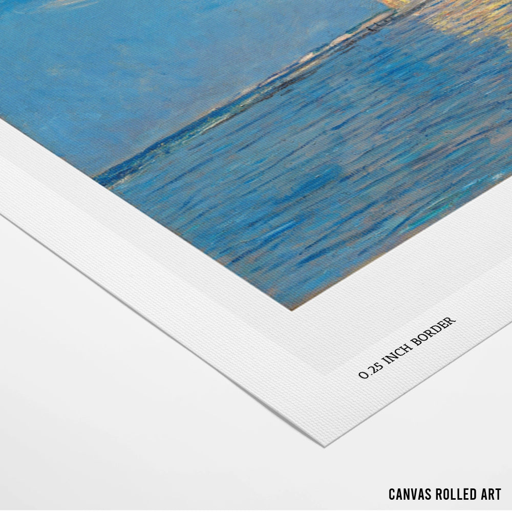 Monet - Low Tide at Pourville, near Dieppe Exhibition Painting - XS / Matte Paper / Rolled Art - Nook At You