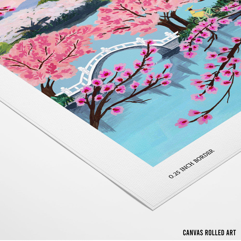 Blossom Ride wall art poster - XS / Matte Paper / Rolled Art - Nook At You