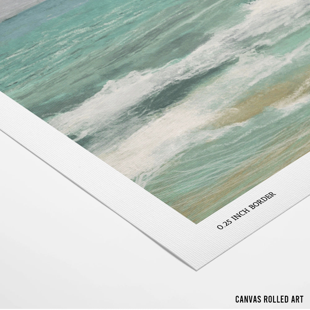 East Bank Waves Landscape Wall Art - XS / Matte Paper / Rolled Art - Nook At You