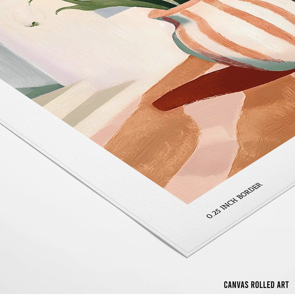 Tulips In a Vase Botanical Wall Art - XS / Matte Paper / Rolled Art - Nook At You