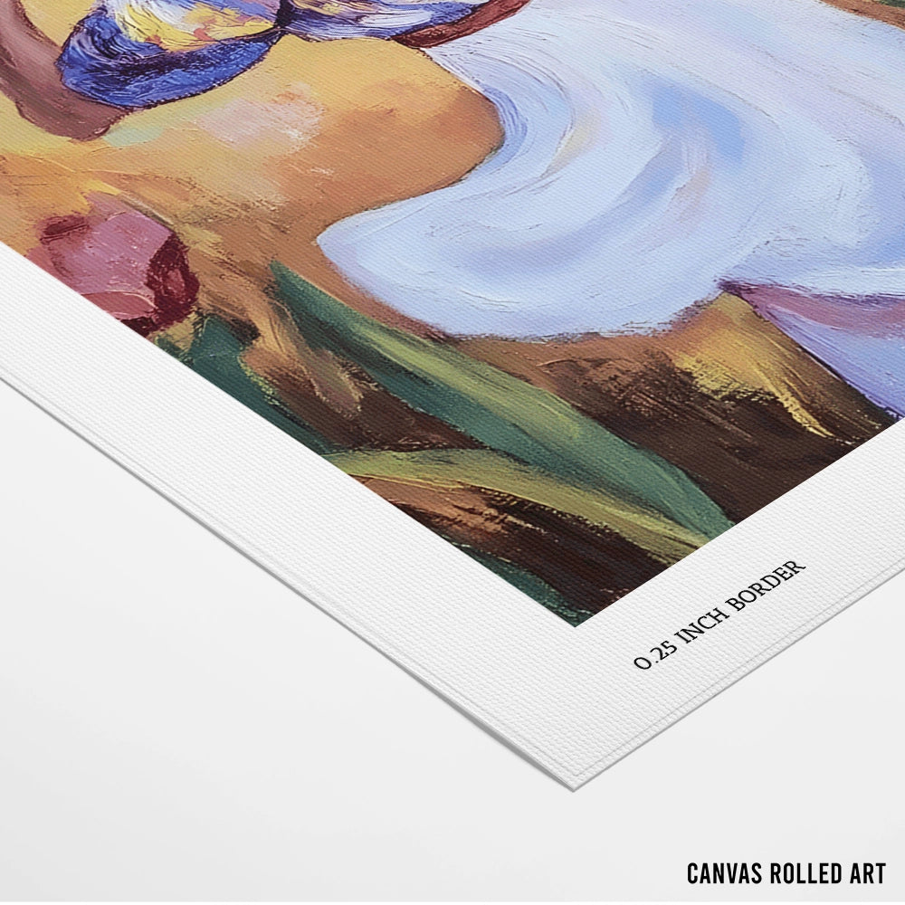 Dance Of The Tulips Women Illustration Wall Art - XS / Matte Paper / Rolled Art - Nook At You