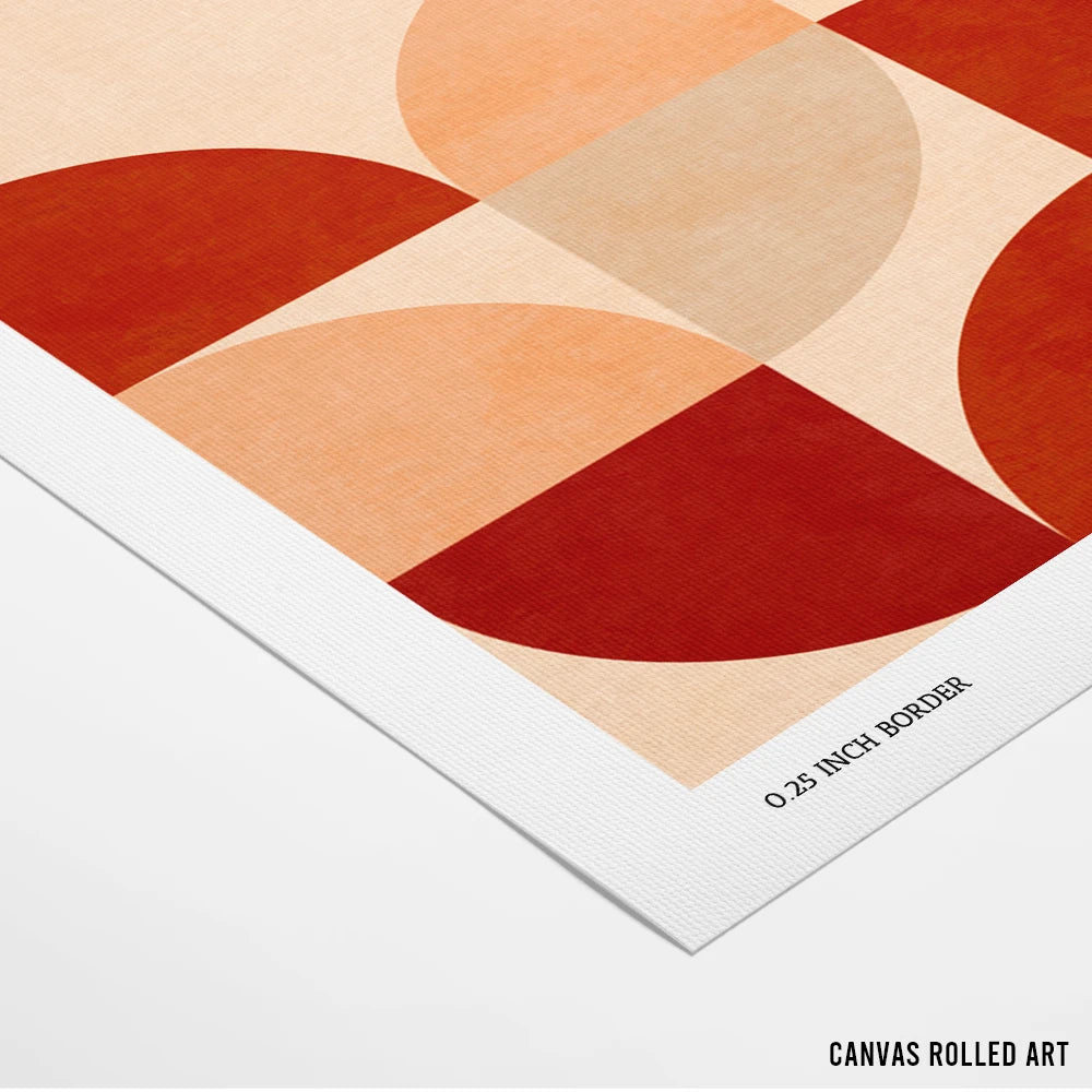 Autumn Mid Century Earthy Horizontal Abstract Wall Art - XS / Matte Paper / Rolled Art - Nook At You
