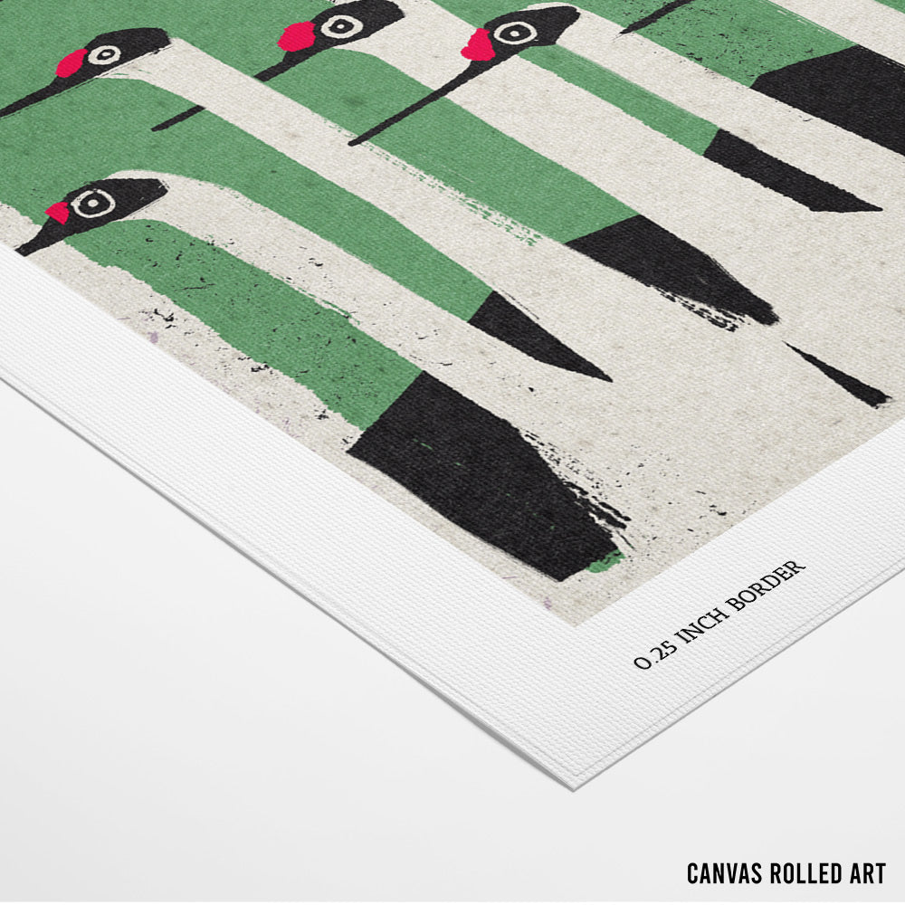 The Flock Wall Art Print - XS / Matte Paper / Rolled Art - Nook At You