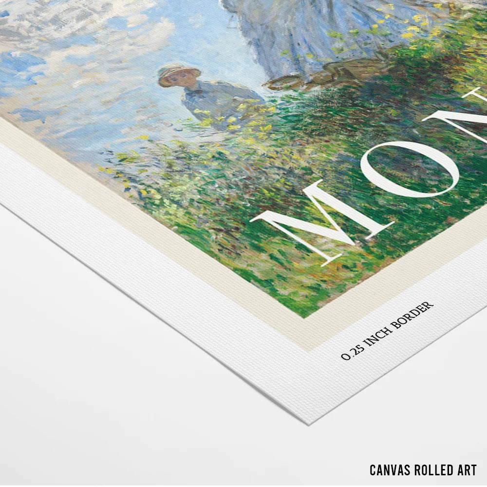 Claude Monet - Woman With Parasol II Exhibition Poster - XS / Matte Paper / Rolled Art - Nook At You