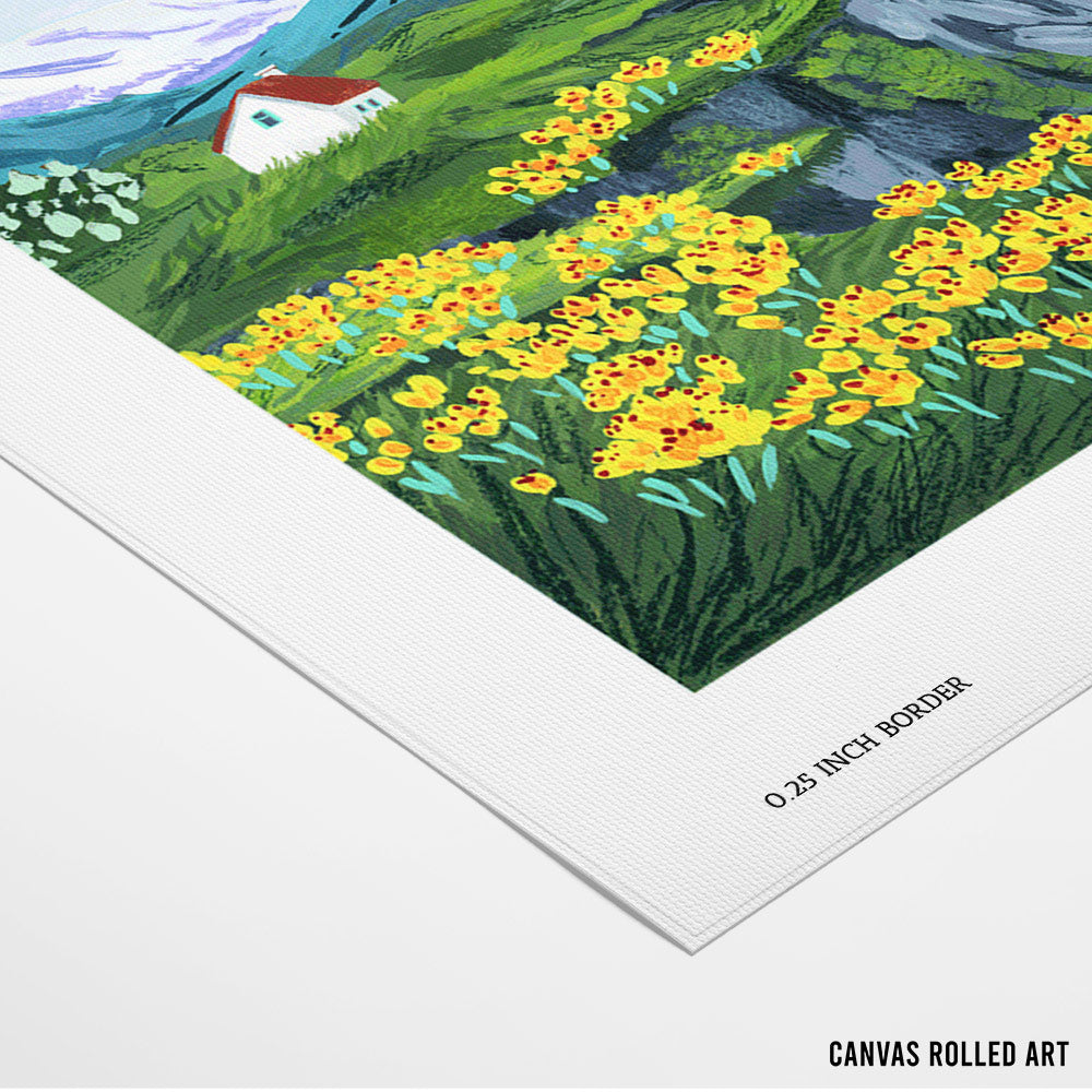 Arnarstapi Canvas Painting - XS / Matte Paper / Rolled Art - Nook At You