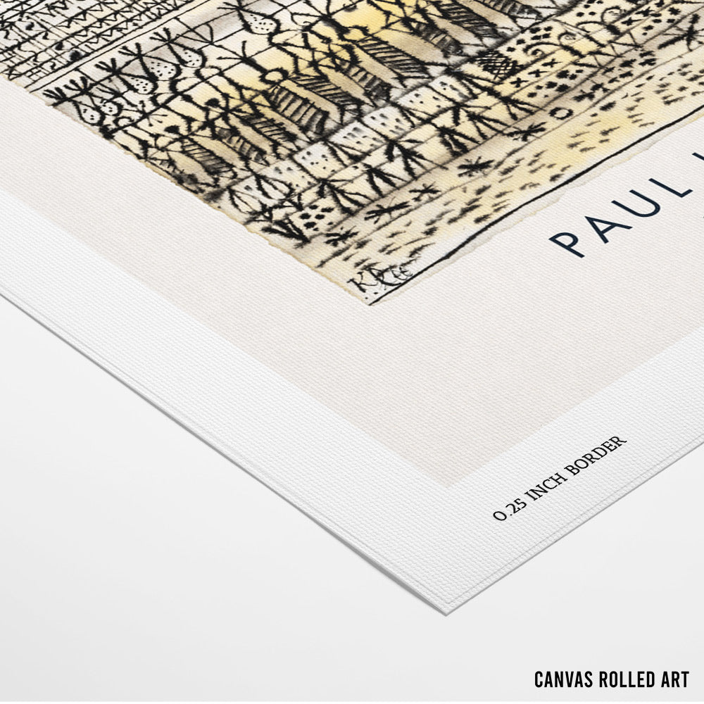 Paul Klee - Abstract Stripes Exhibition Poster - XS / Matte Paper / Rolled Art - Nook At You
