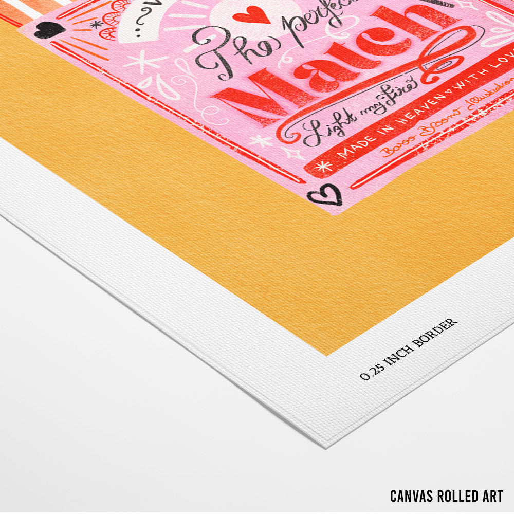 Match Box Wall Art Poster - XS / Matte Paper / Rolled Art - Nook At You