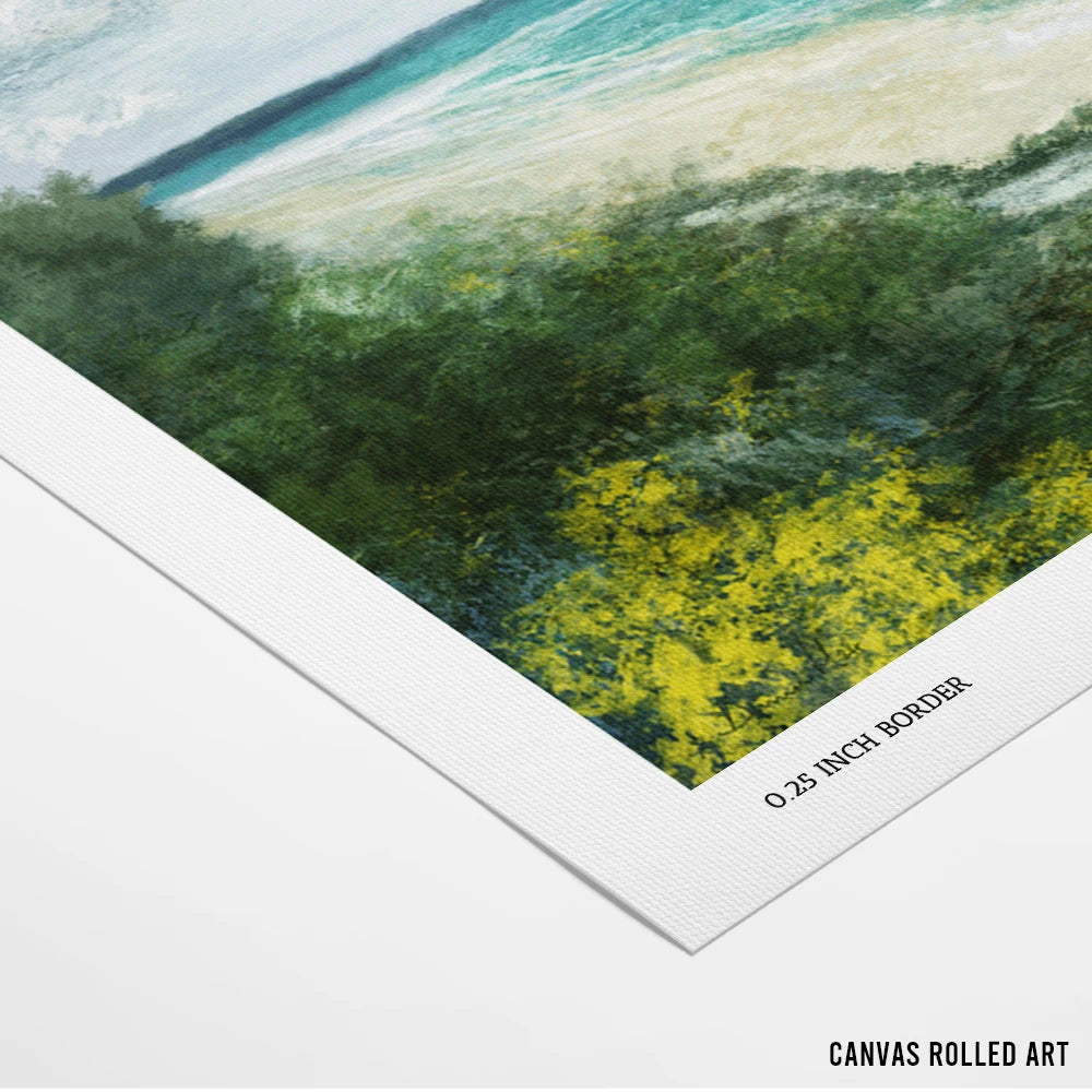 Coastal Walk Landscape Painting - XS / Matte Paper / Rolled Art - Nook At You