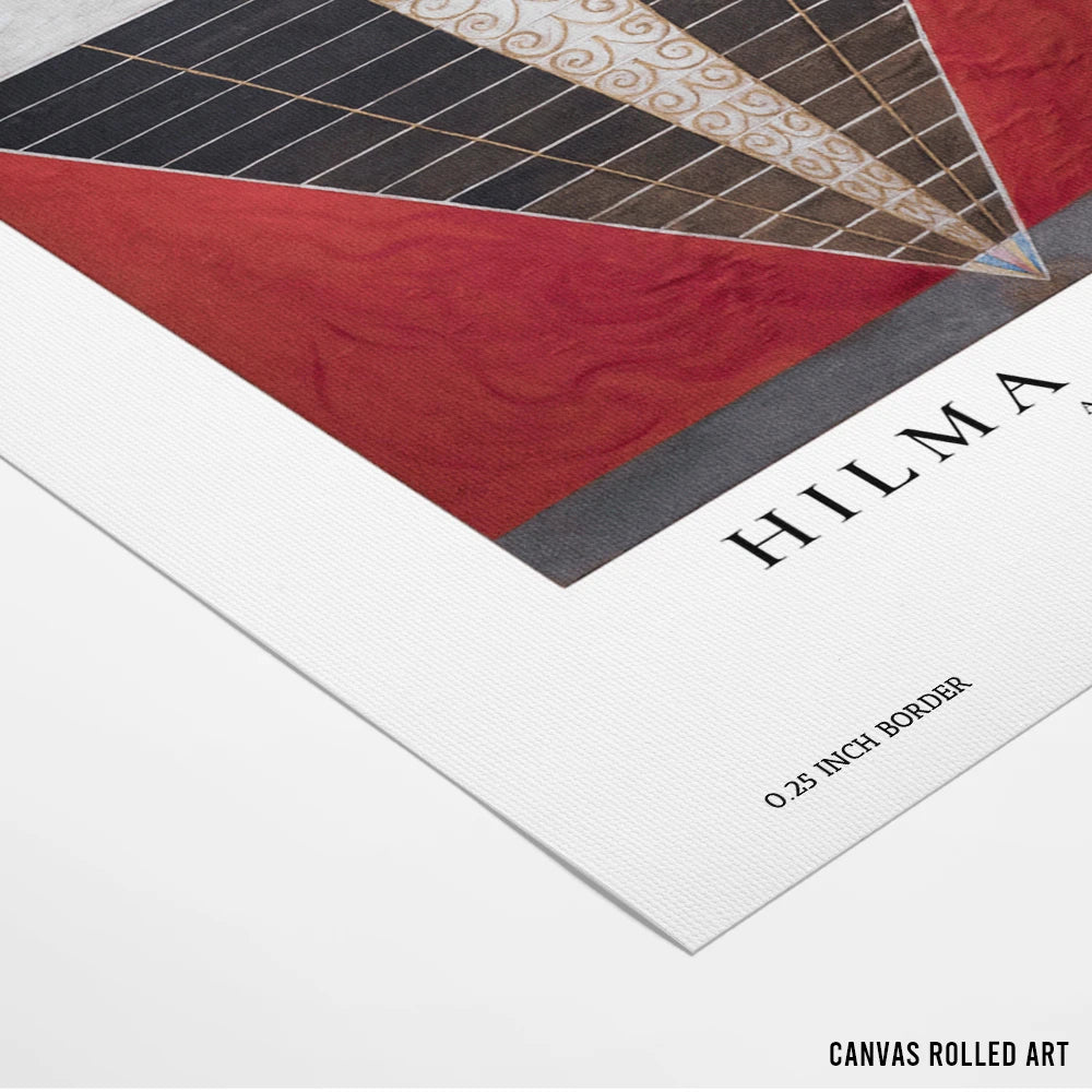 Hilma Af Klint - Altarpiece No 2 Exhibition Poster For Living Room - XS / Matte Paper / Rolled Art - Nook At You