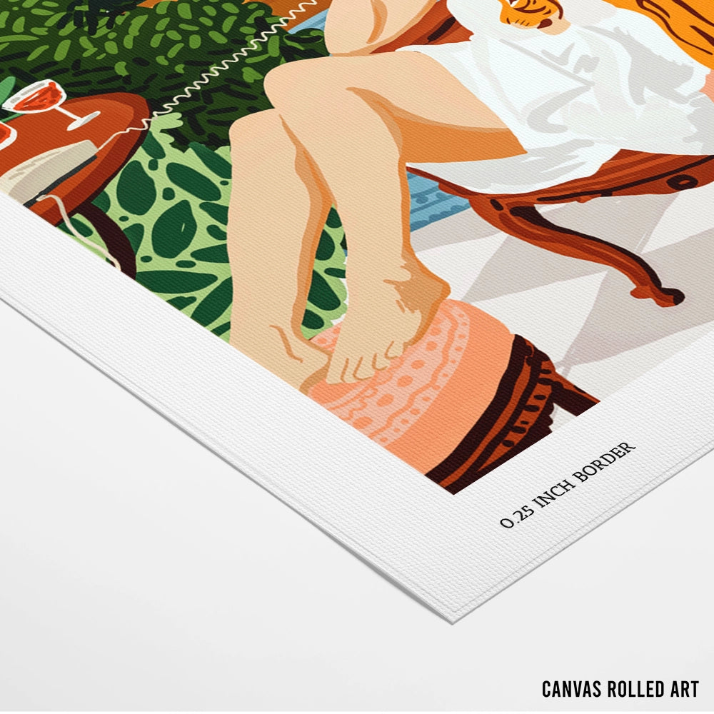 Gossip Boho Wall Art Print - XS / Matte Paper / Rolled Art - Nook At You