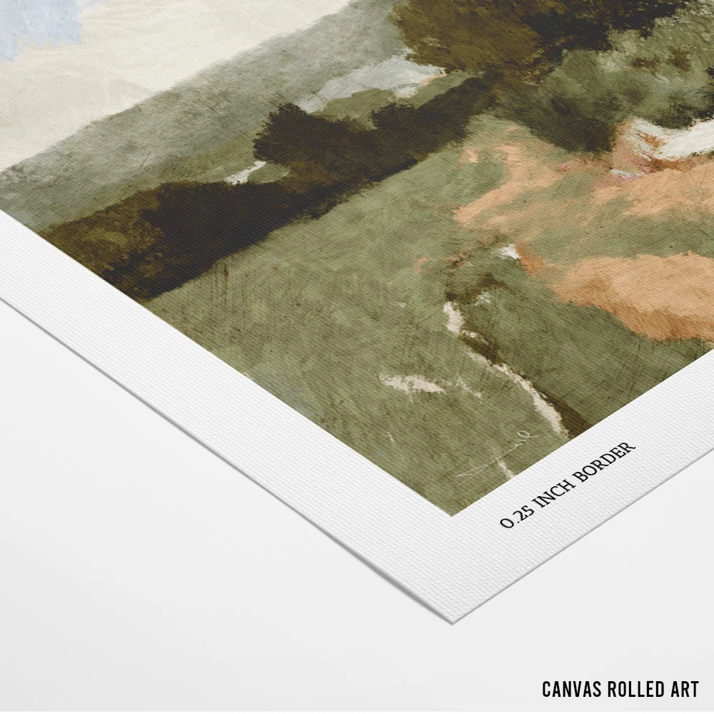 Olive Skies Landscape Wall Art Print - XS / Matte Paper / Rolled Art - Nook At You