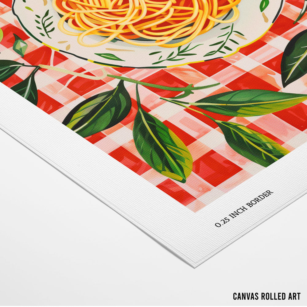 Pasta and Passion Wall Art Print - 5XL / Canvas / Rolled Art - Nook At You