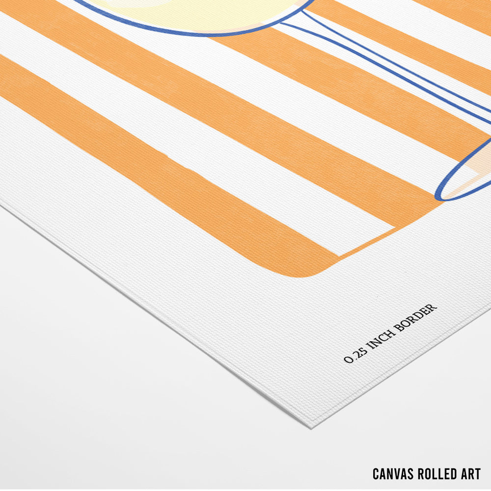 Citrus Delight Canvas Painting - XS / Matte Paper / Rolled Art - Nook At You
