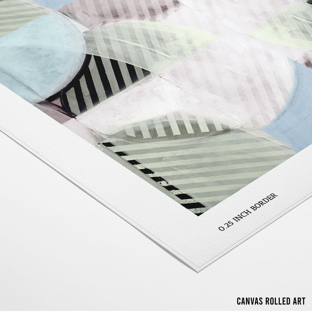 Abstract Misty Stripes 2 Wall Art Prints - XS / Matte Paper / Rolled Art - Nook At You