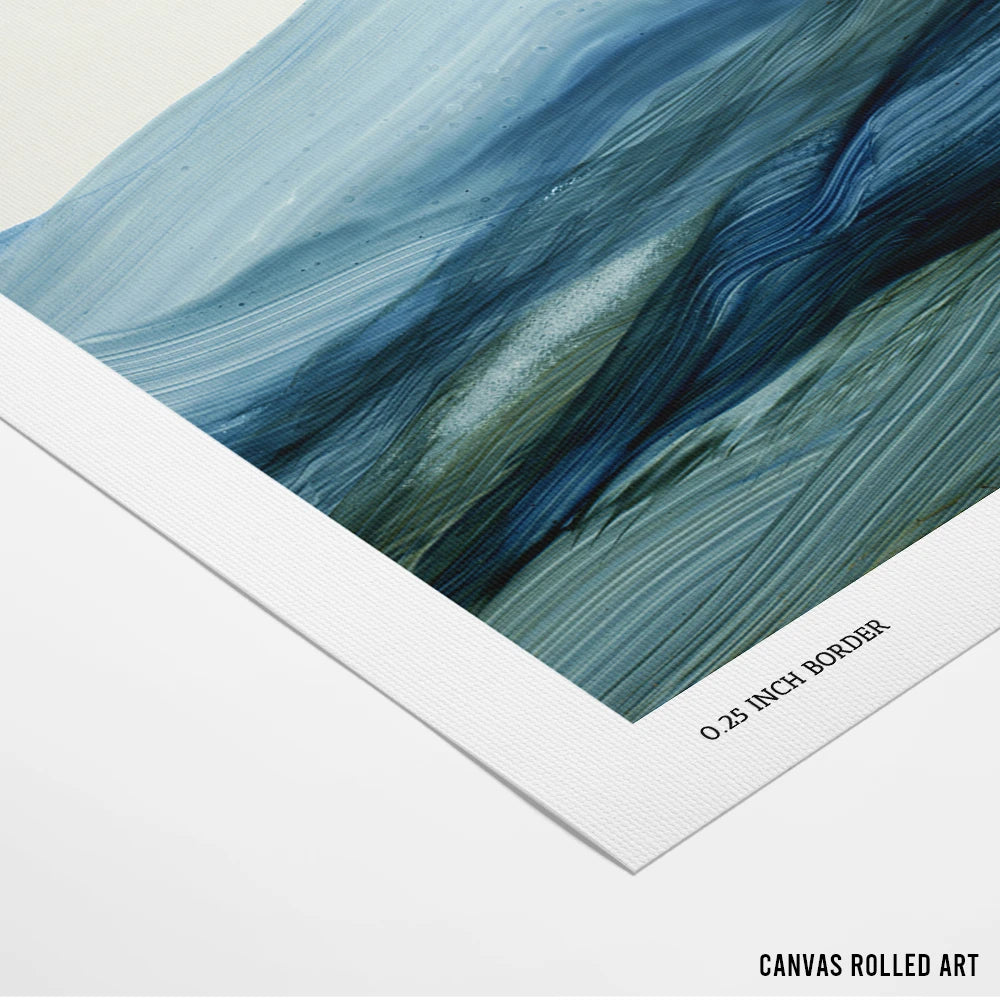 Mist Land 2 Abstract Painting - XS / Matte Paper / Rolled Art - Nook At You