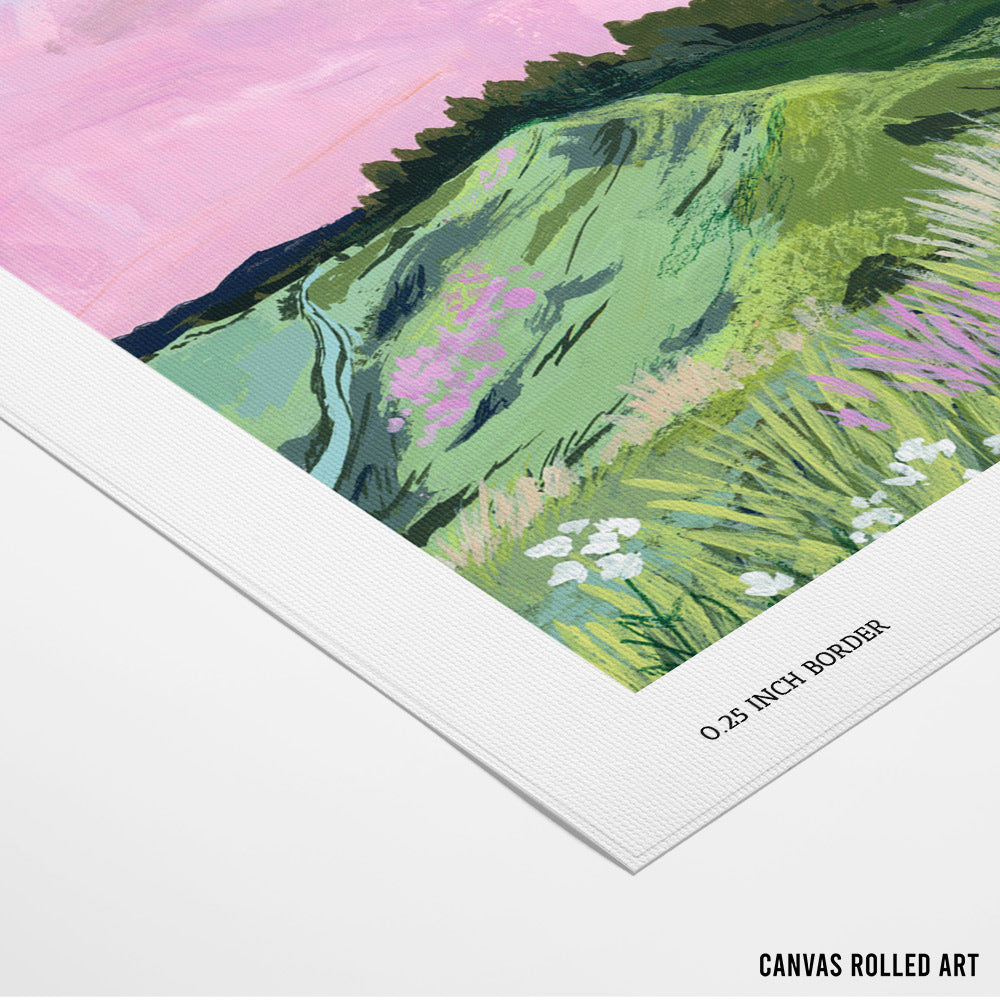 Morning Calm - Dreamy Landscape Wall Art Poster - XS / Matte Paper / Rolled Art - Nook At You