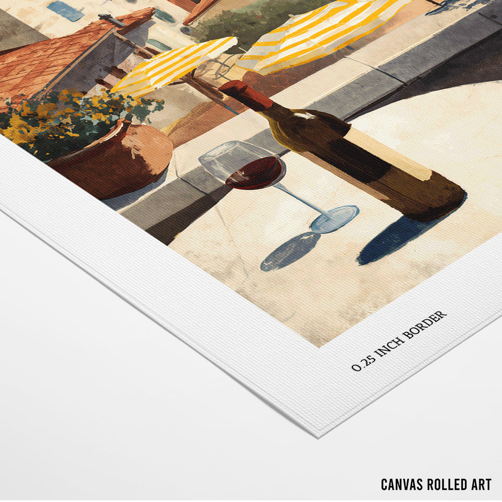 Sips & Silence Canvas Painting - XS / Matte Paper / Rolled Art - Nook At You