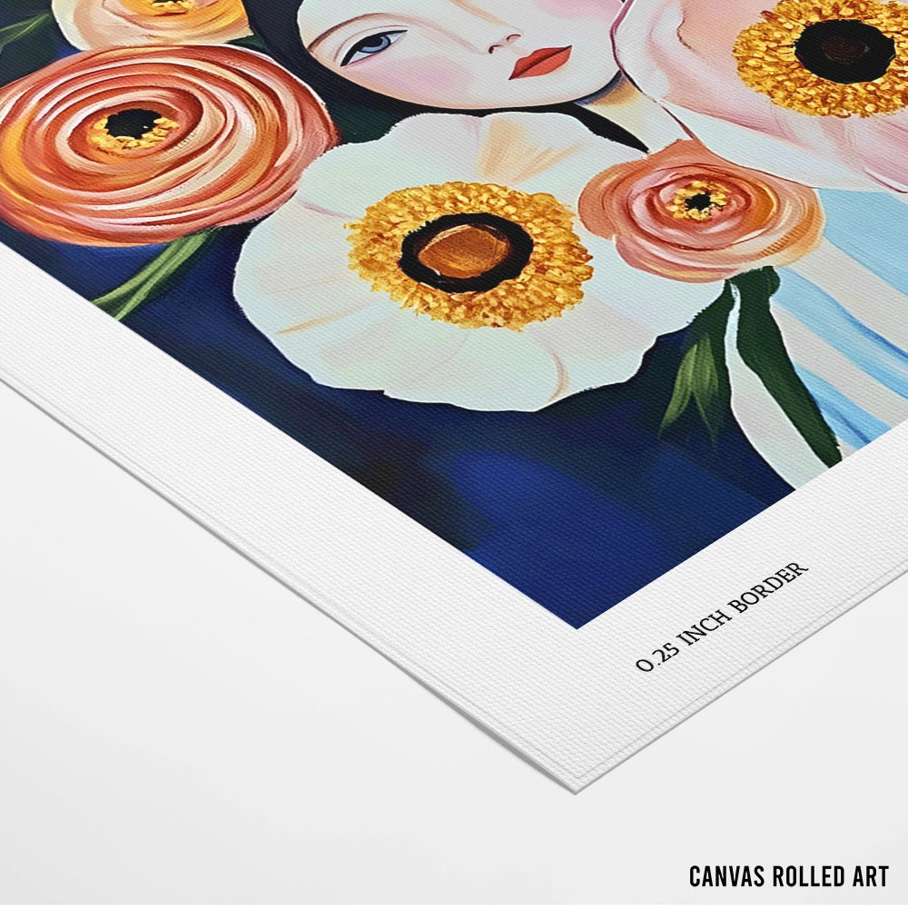 Grace, Unannounced Women Illustration Wall Art - XS / Matte Paper / Rolled Art - Nook At You