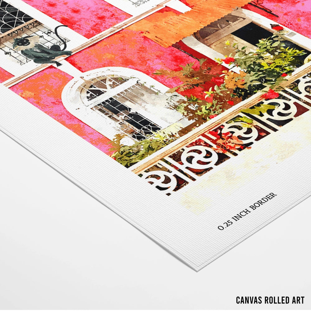 Monkey Business Canvas Painting - XS / Matte Paper / Rolled Art - Nook At You