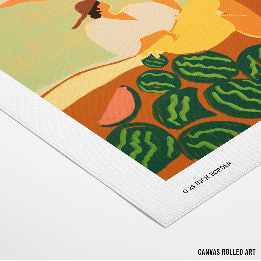 Farmer Guava Boho Art Print - XS / Matte Paper / Rolled Art - Nook At You