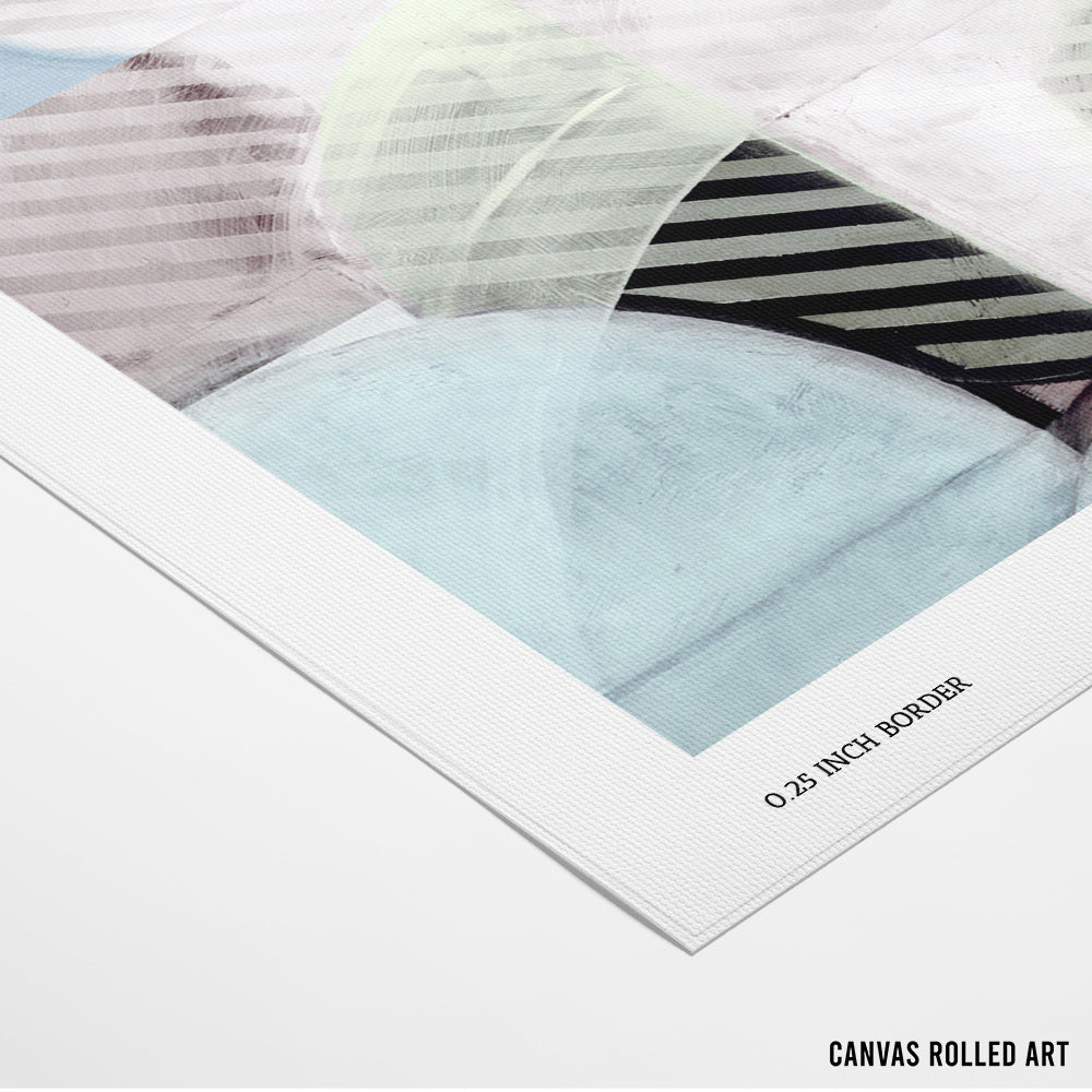 Abstract Misty Stripes 1 Wall Art Poster - XS / Matte Paper / Rolled Art - Nook At You