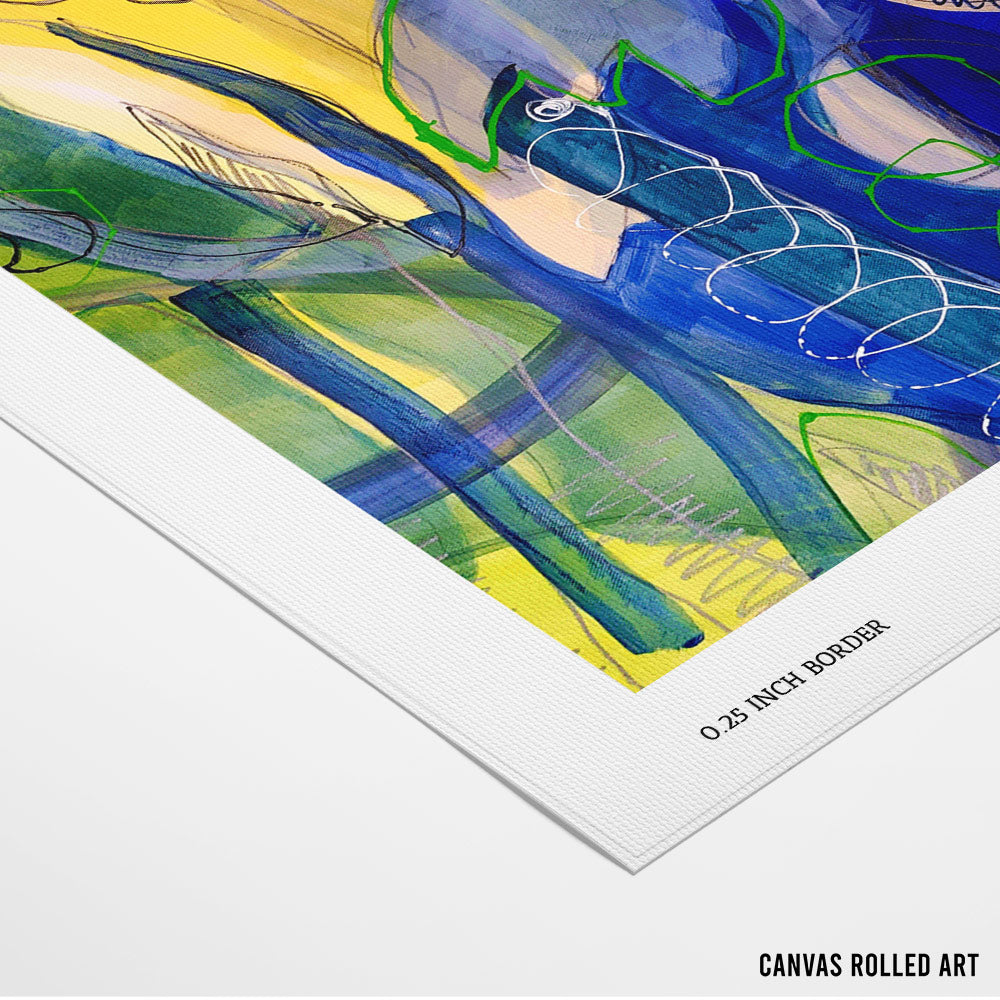 Water Flowers VI  Canvas Painting - XS / Matte Paper / Rolled Art - Nook At You