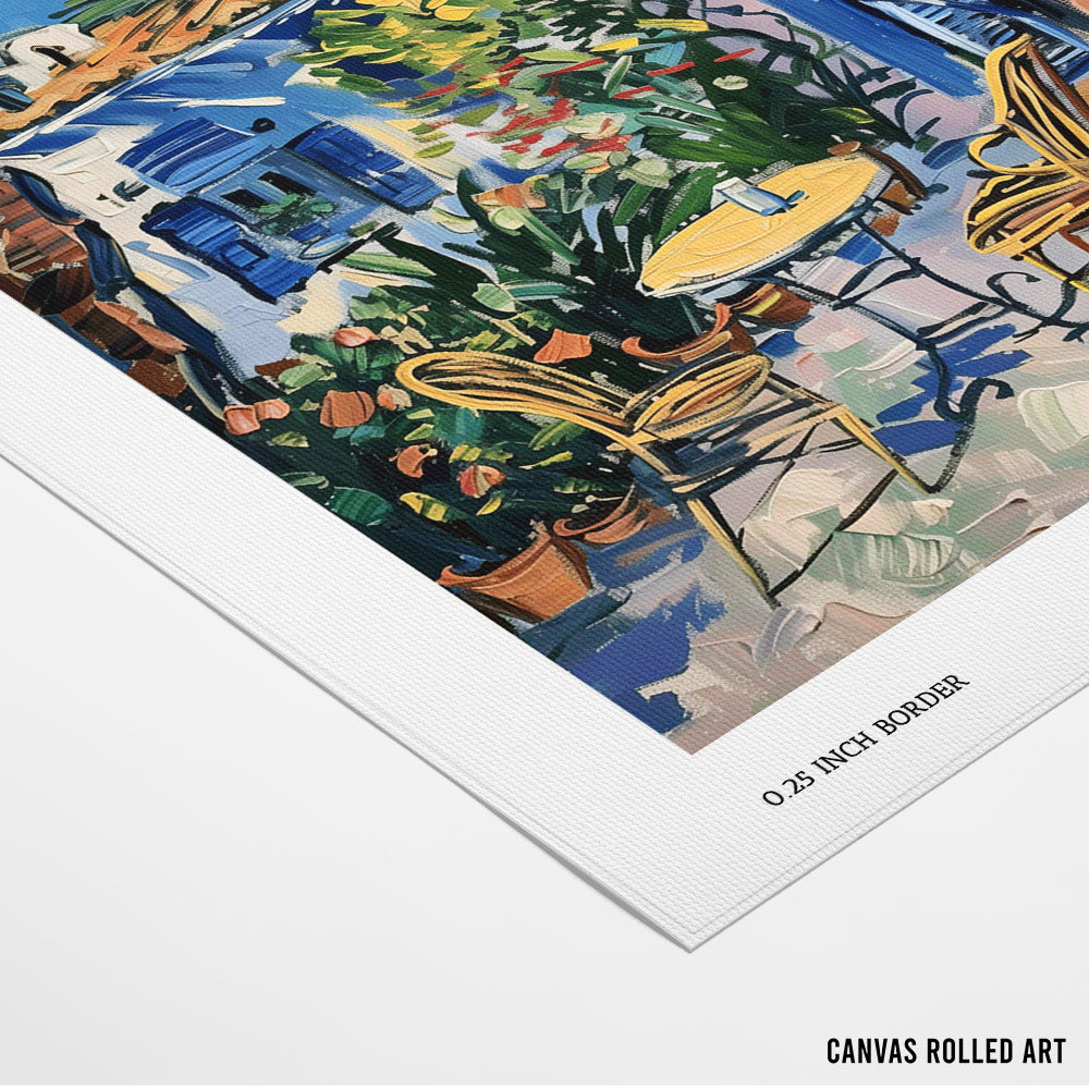 Courtyard Landscape Art Prints - XS / Matte Paper / Rolled Art - Nook At You