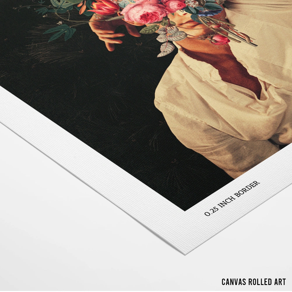 Roses Bloomed Everytime I Thought of You Botanical Flower Print - XS / Matte Paper / Rolled Art - Nook At You