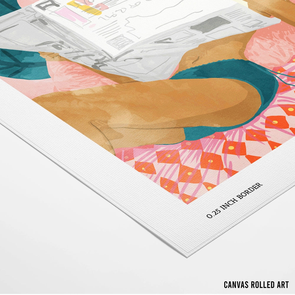 Bohemian Morning News Wall Art - XS / Matte Paper / Rolled Art - Nook At You