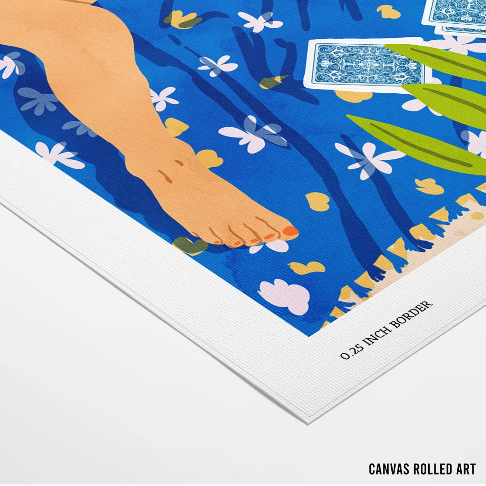 Joker Canvas Painting Boho Art - XS / Matte Paper / Rolled Art - Nook At You