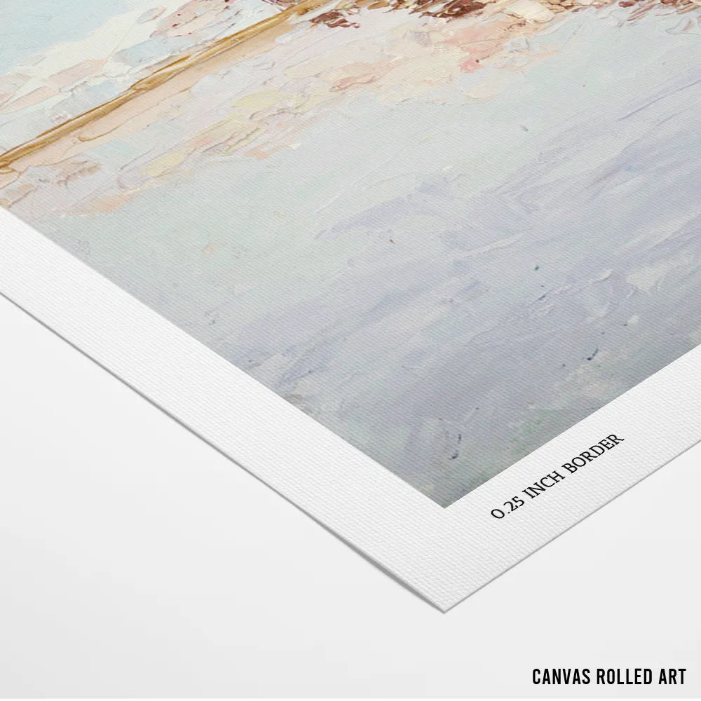 Mont Saint Michel Reflection Landscape Wall Art - XS / Matte Paper / Rolled Art - Nook At You