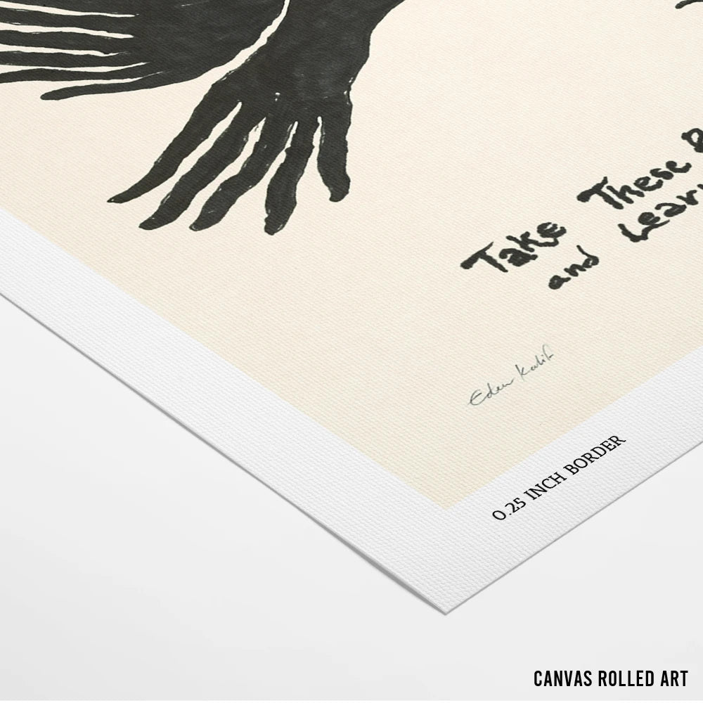 Fly Away Quotes Wall Art - XS / Matte Paper / Rolled Art - Nook At You