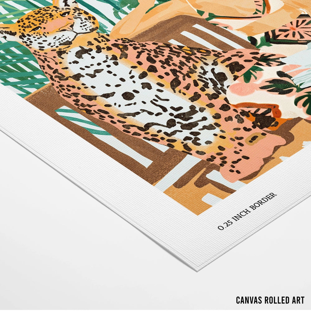 Jungle Vacay Flavour Two - Boho Canvas Painting - XS / Matte Paper / Rolled Art - Nook At You