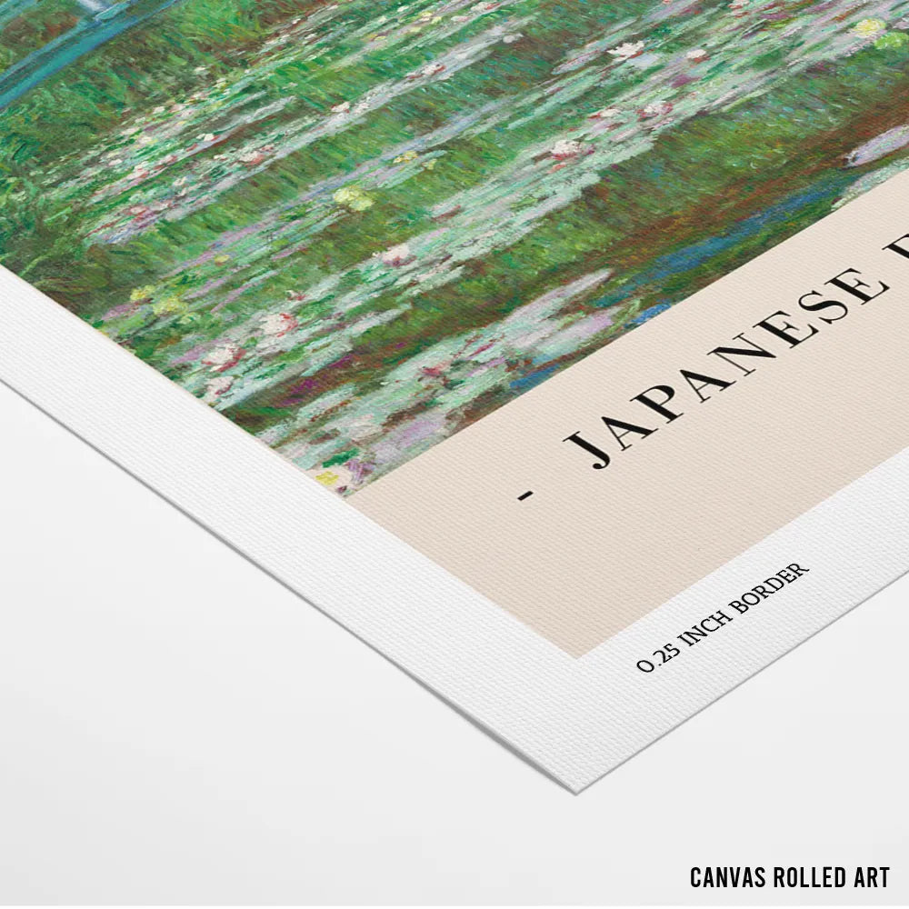 Claude Monet - Japanese Footbridge 1899 Exhibition Painting - XS / Matte Paper / Rolled Art - Nook At You