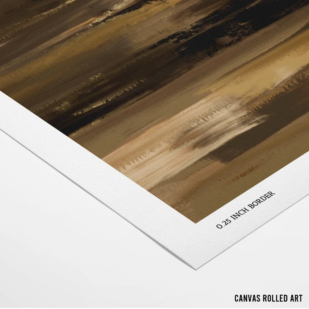 Midnight Terrain Abstract Wall Art - XS / Matte Paper / Rolled Art - Nook At You