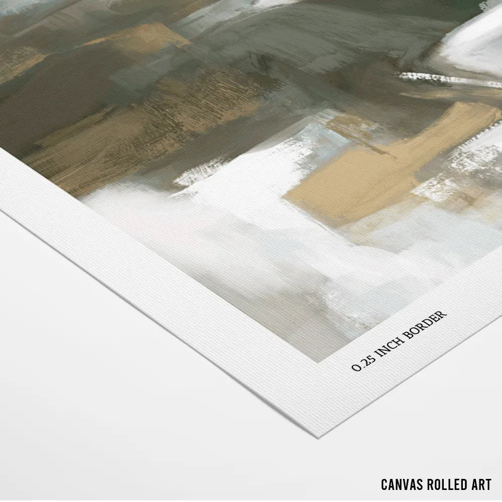 Layered Earth Abstract Wall Art Poster - XS / Matte Paper / Rolled Art - Nook At You