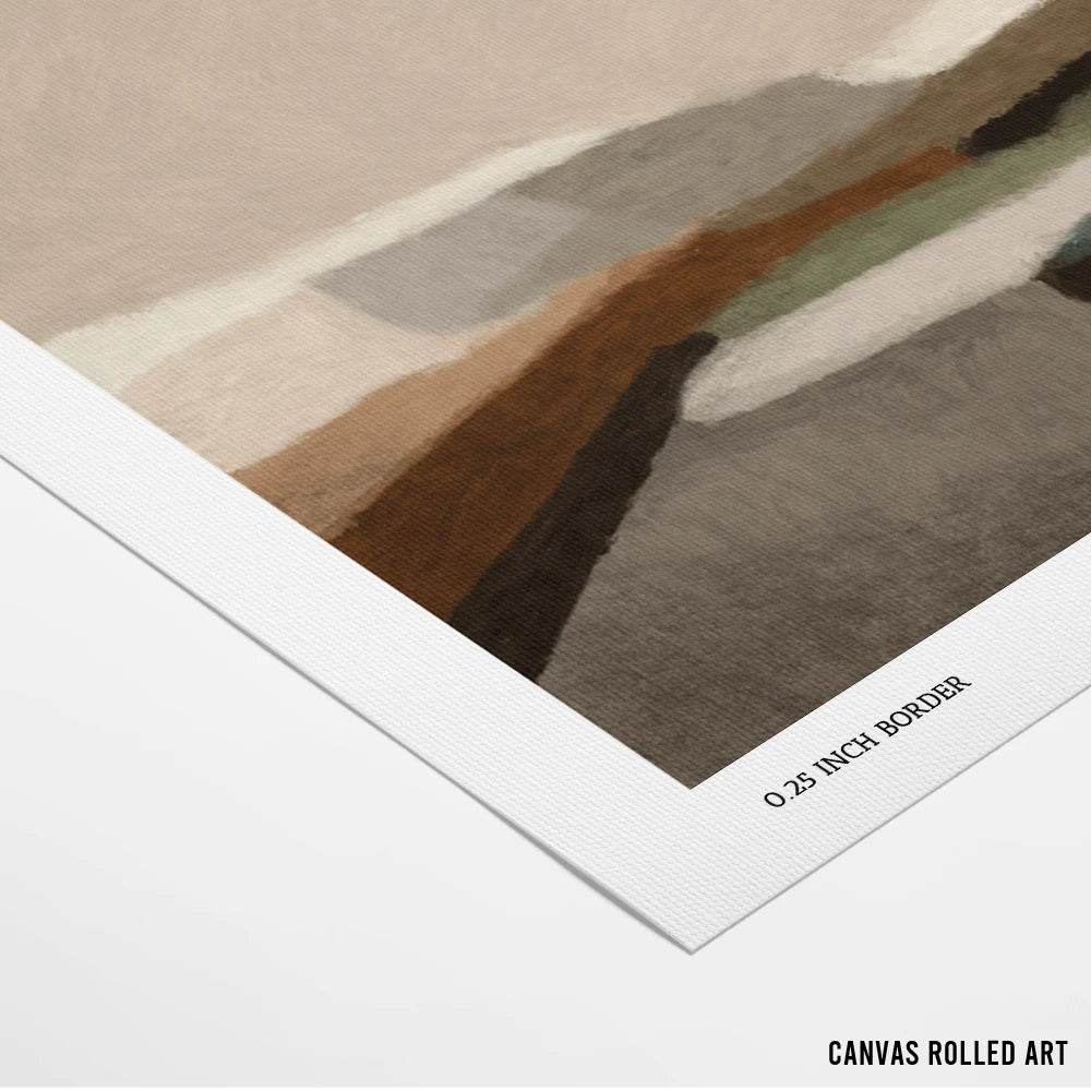 Montego Abstract Wall Art Poster - XS / Matte Paper / Rolled Art - Nook At You