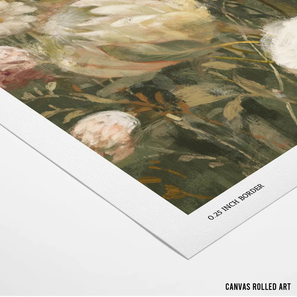 Wildflower Tapestry Botanical Wall Art - XS / Matte Paper / Rolled Art - Nook At You