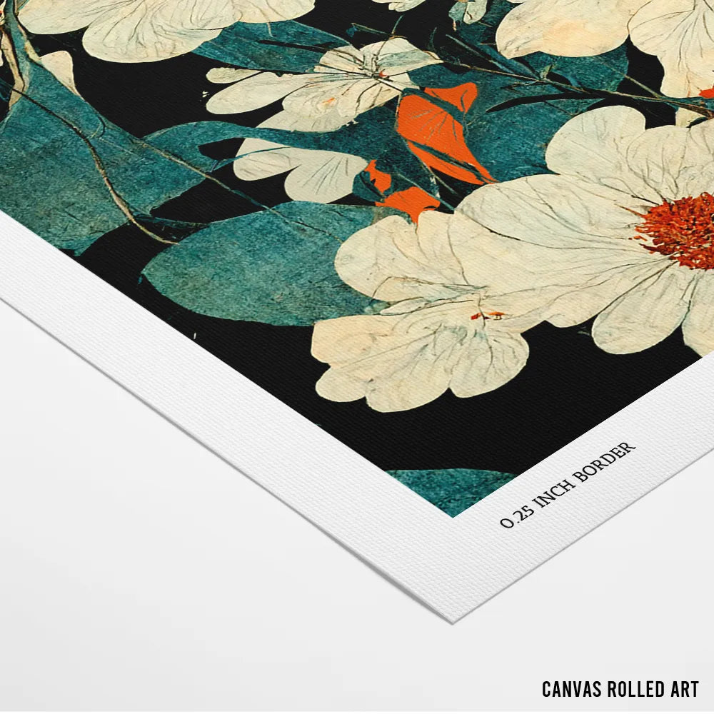 Floral Symphony Modern Botanical Print - XS / Matte Paper / Rolled Art - Nook At You
