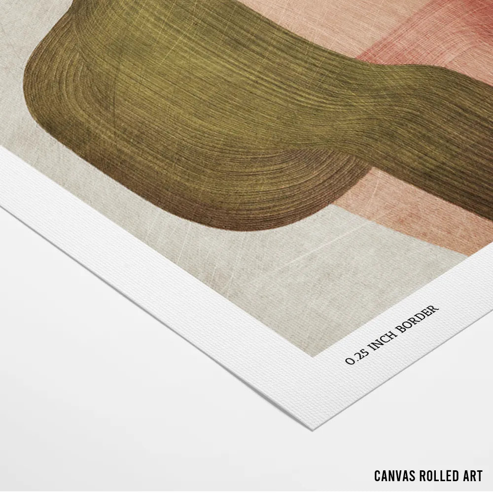 Muted Organic Flow Abstract Wall Art Poster - XS / Matte Paper / Rolled Art - Nook At You