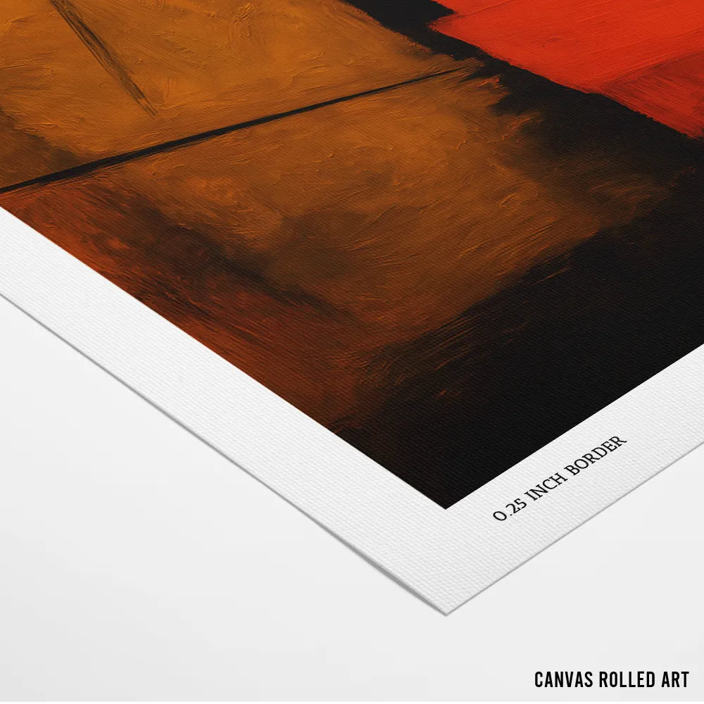 Bold Color Block Abstract Canvas Wall Art - XS / Matte Paper / Rolled Art - Nook At You
