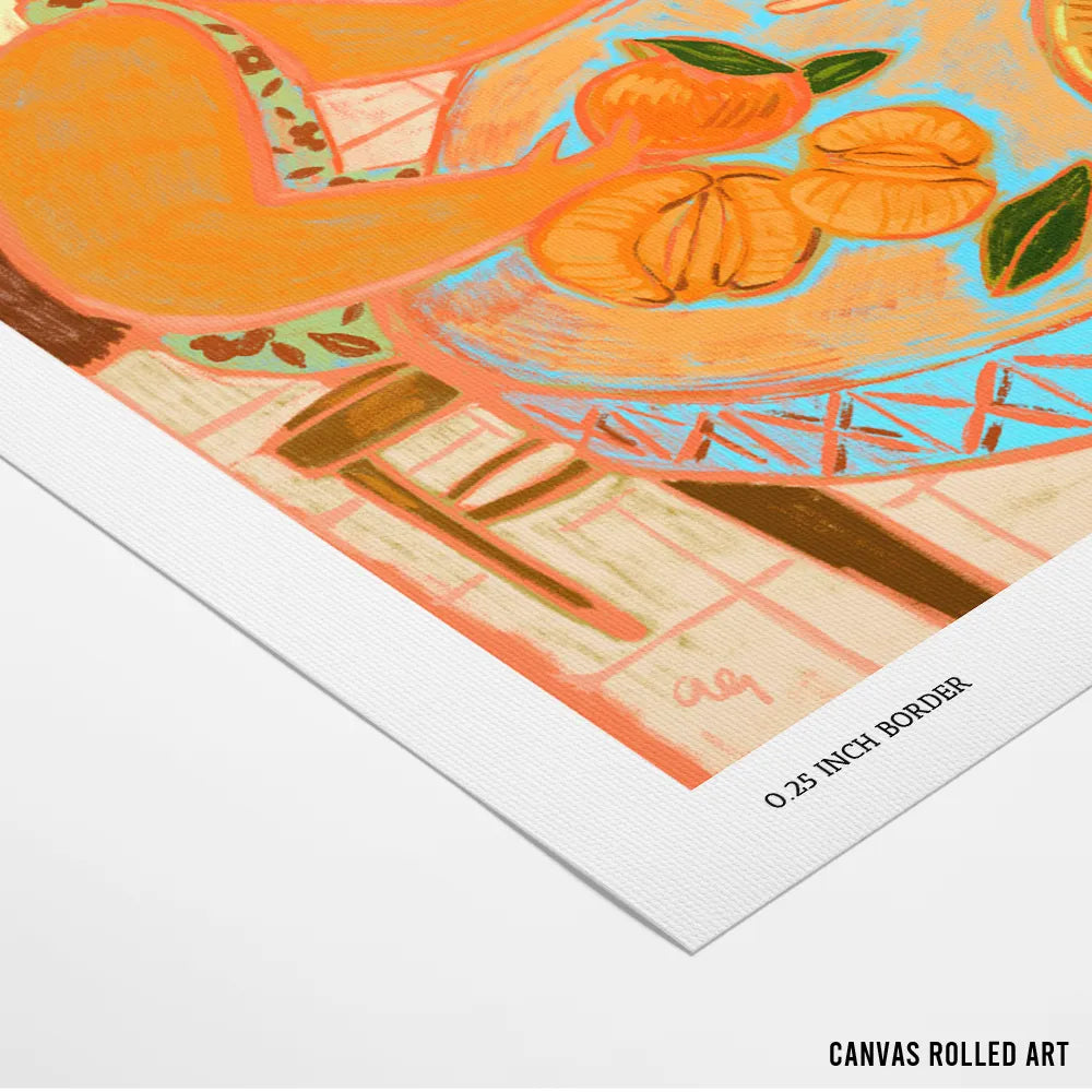 The Mandarin Boho Wall Art Print - XS / Matte Paper / Rolled Art - Nook At You